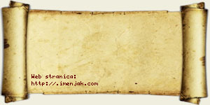 Jakov Čanak vizit kartica